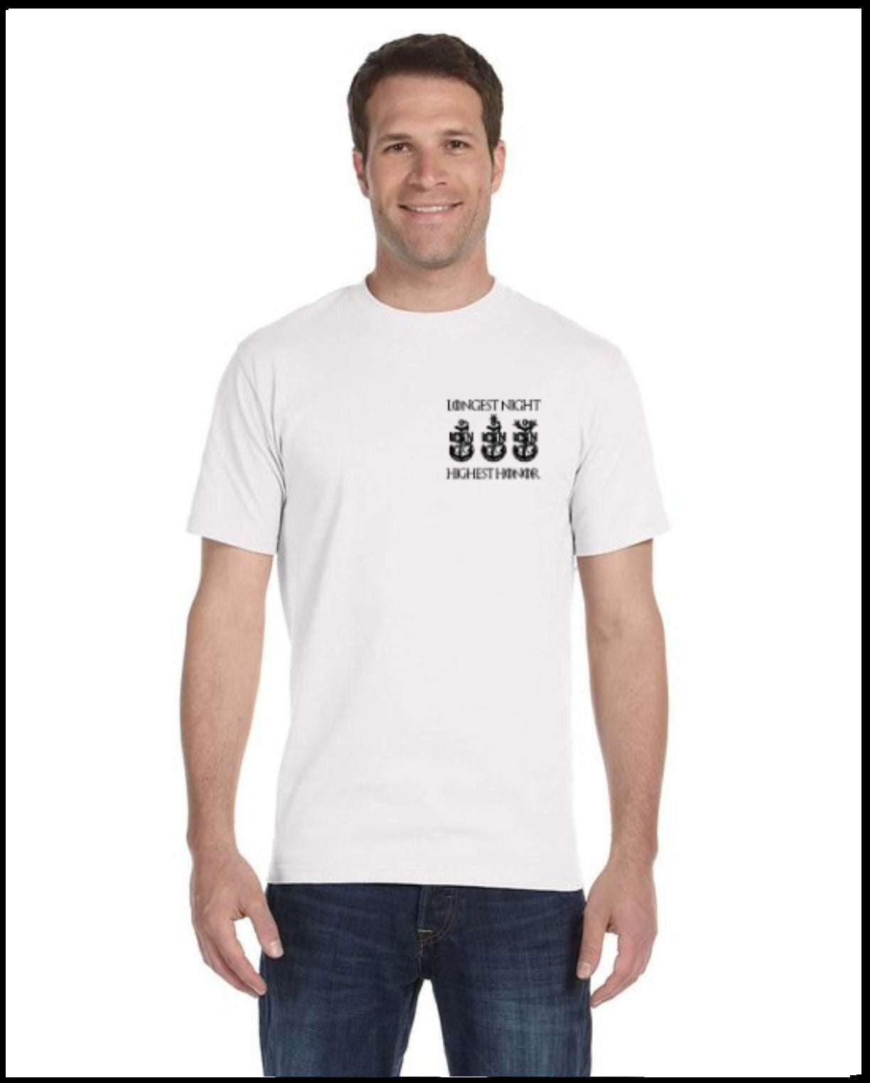 Longest Night Highest Honor White T-Shirt