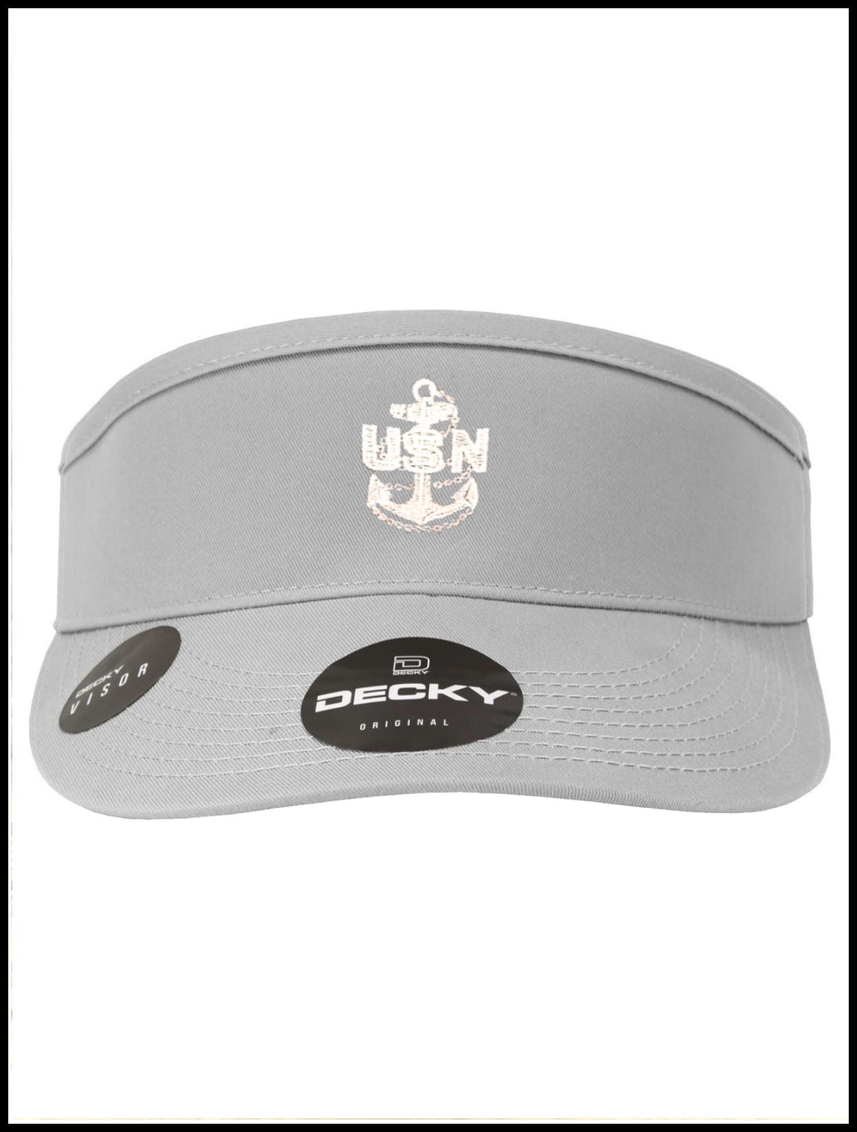 Grey & White CPO Visor