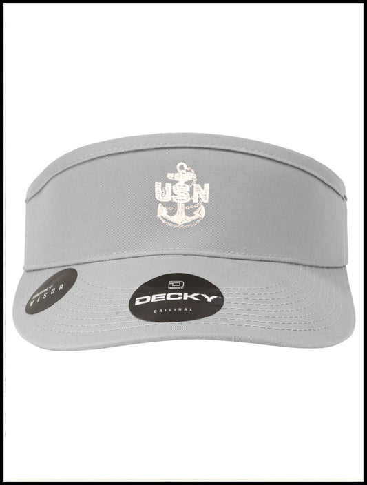 Grey & White CPO Visor