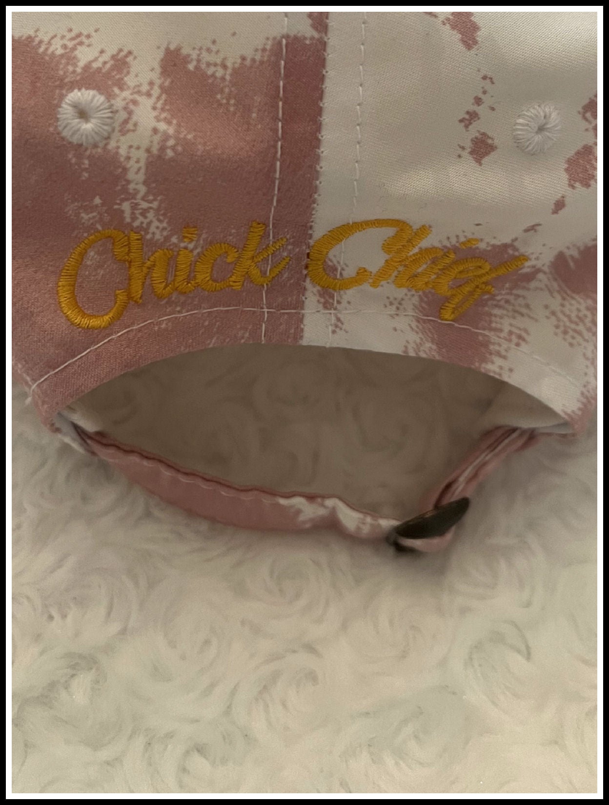 3 Anchors Pink & White Tie Dye CPO Hat