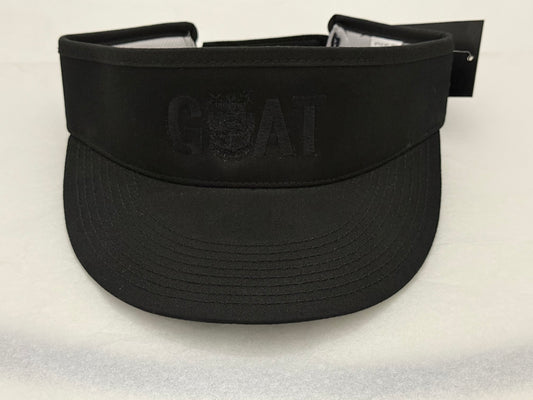 Black GOAT on Black Visor