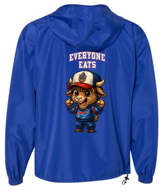 Royal Blue Champion Team Goat Navy Chief Navy Pride Quarter-Zip Windbreaker