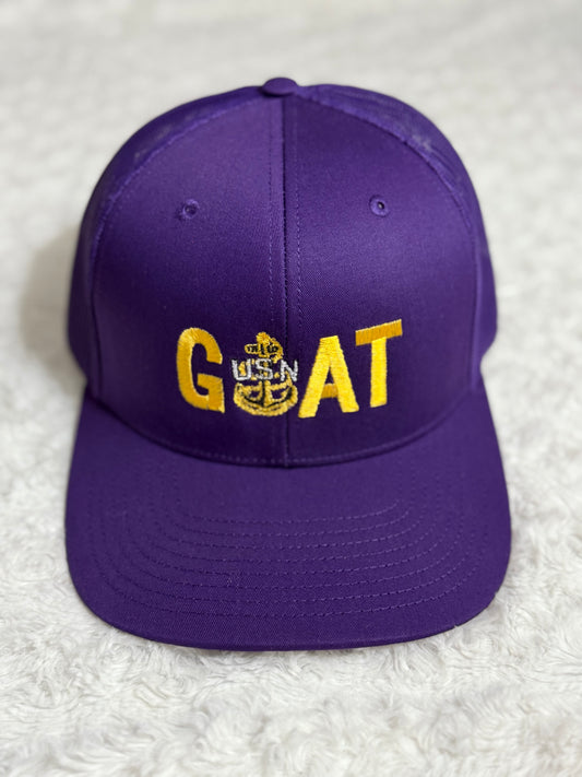 Purple GOAT Trucker Hat