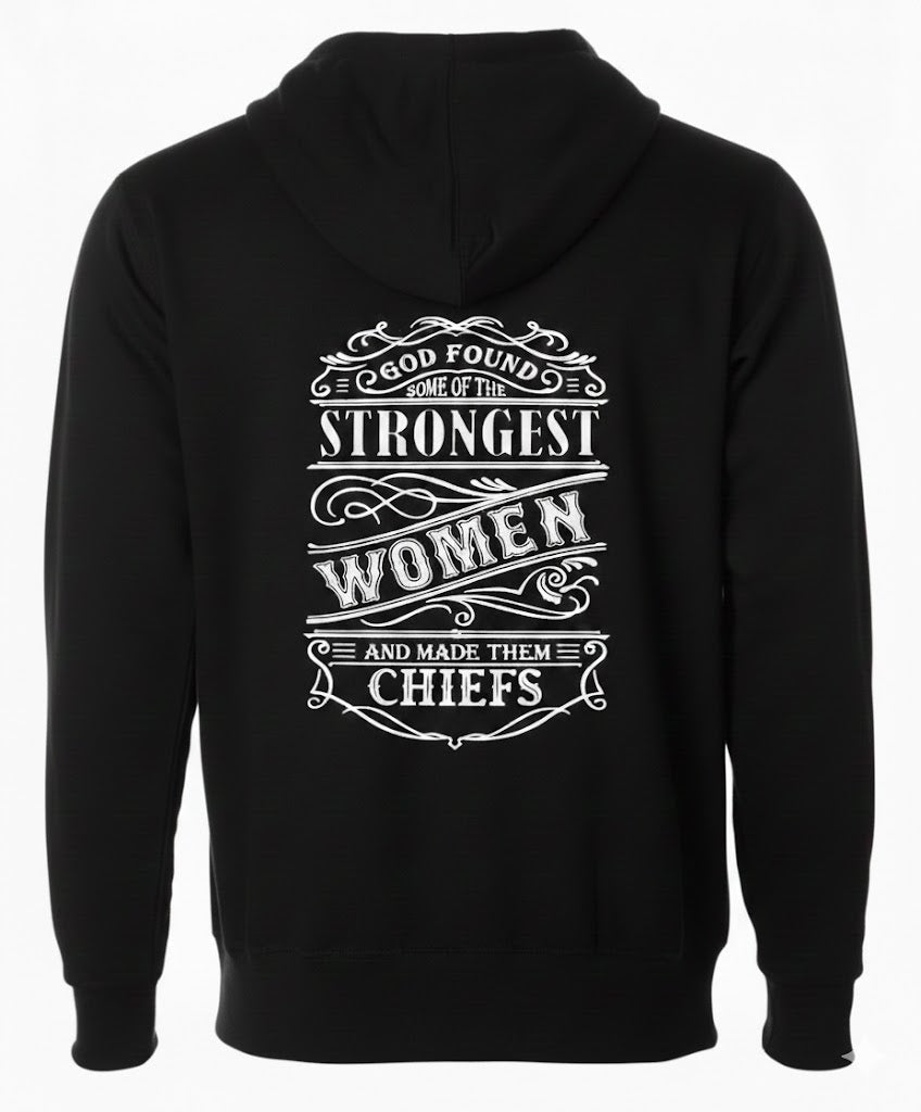 Strongest Women Black Hoodie