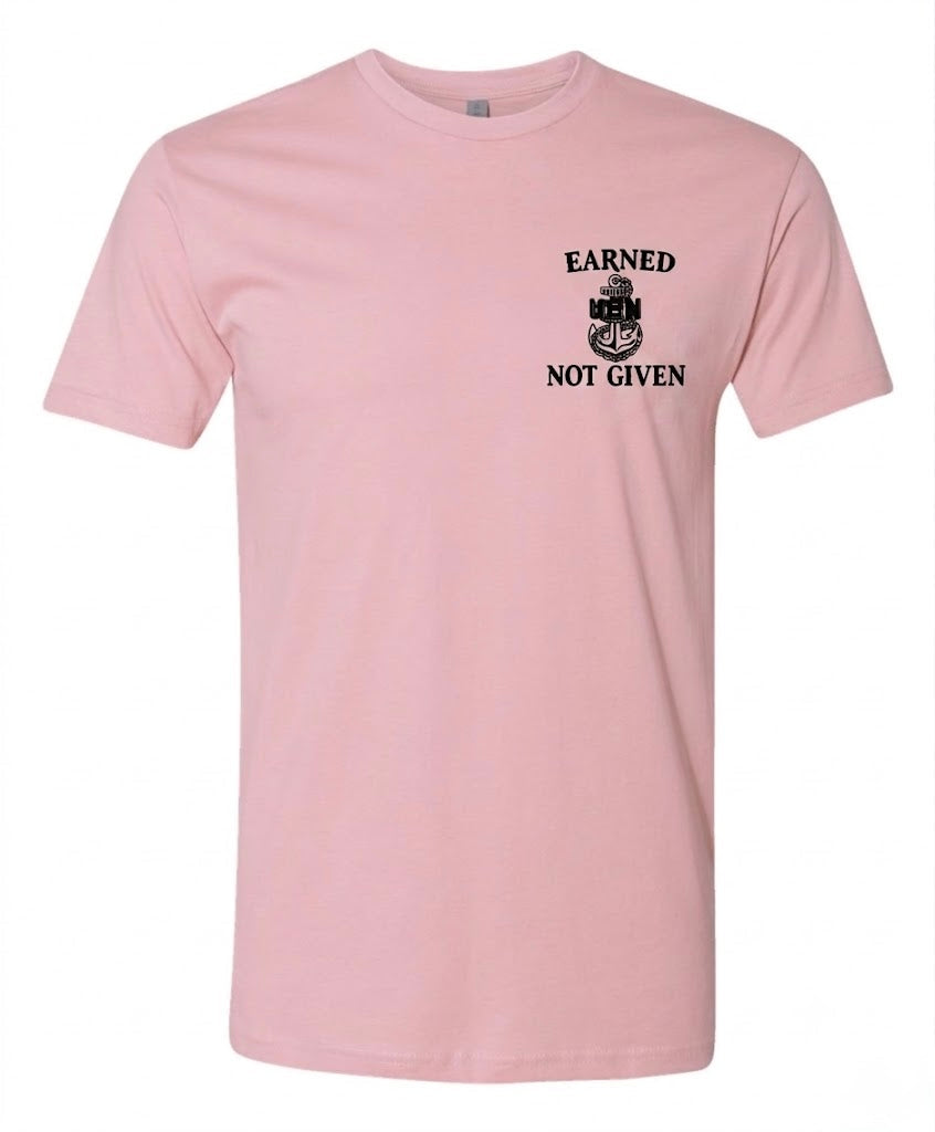 Earned Not Given CPO T-Shirt Pink & Black