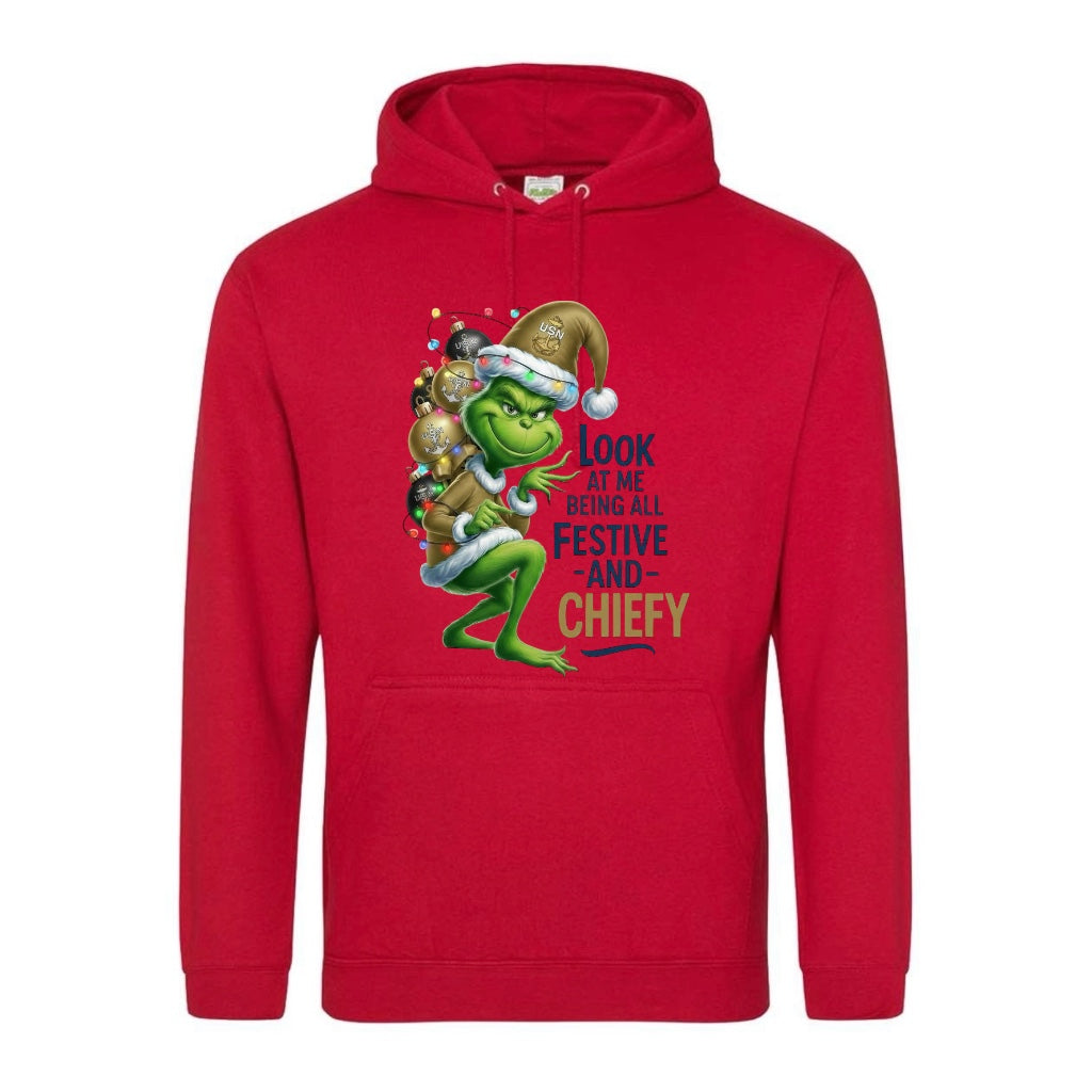 Festive Chief Hooded Sweatshirt