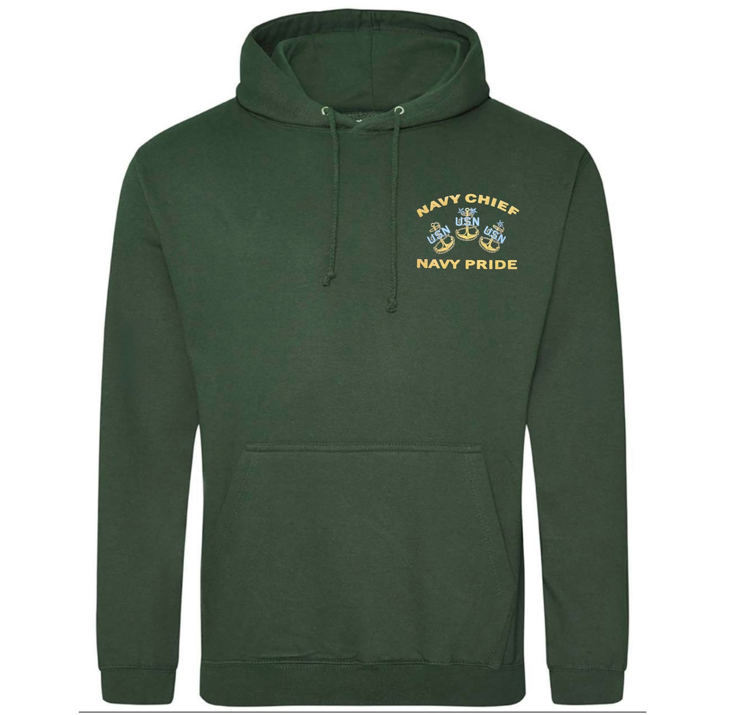Dark Green Team Fly Female Goat Hooded Sweatshirt