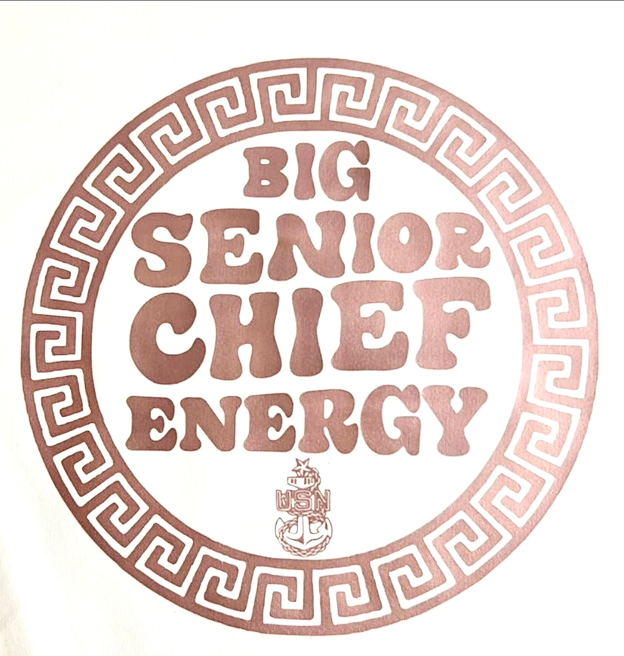 Big Chief, Senior Chief or Master Chief Energy Hooded Sweatshirt