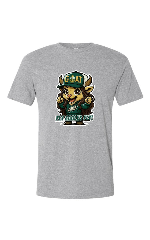 Grey Team Fly Female Goat T-Shirt