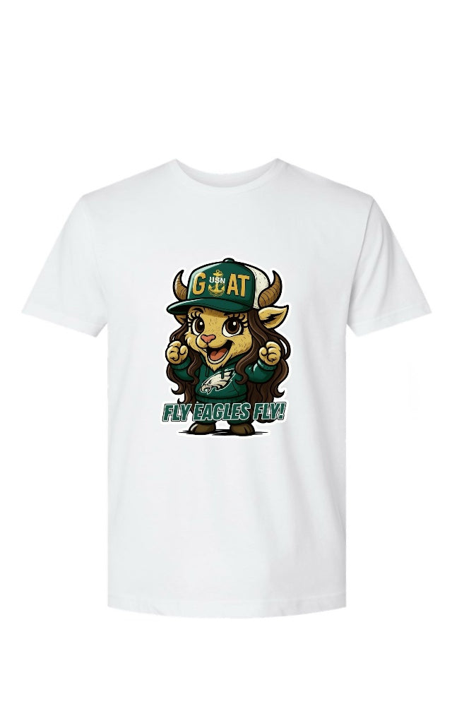 White Team Fly Female Goat T-Shirt
