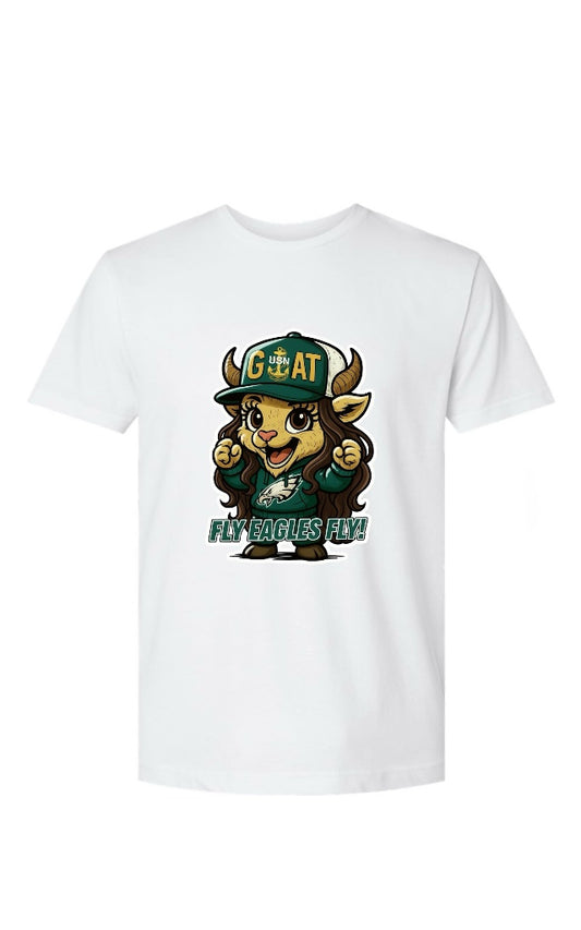 White Team Fly Female Goat T-Shirt