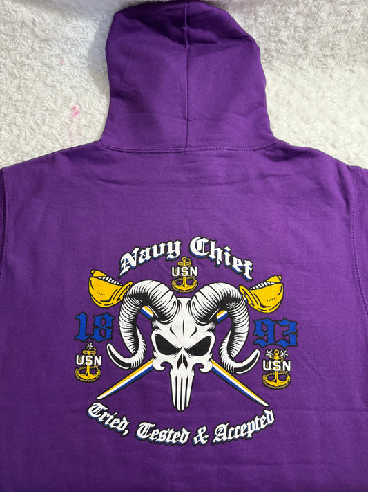 Chief Punisher Goat Hooded Sweatshirt