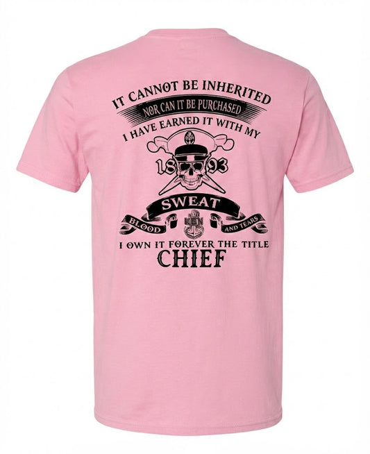 Earned Not Given CPO T-Shirt Pink & Black