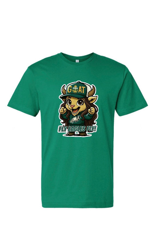 Kelly Green Team Fly Female Goat T-Shirt