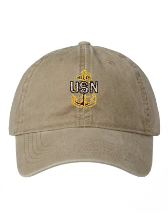 Khaki CPO Ponytail Hat