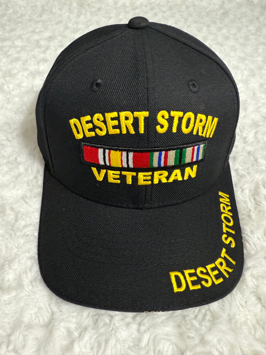 Desert Storm Vet Military Black Hat
