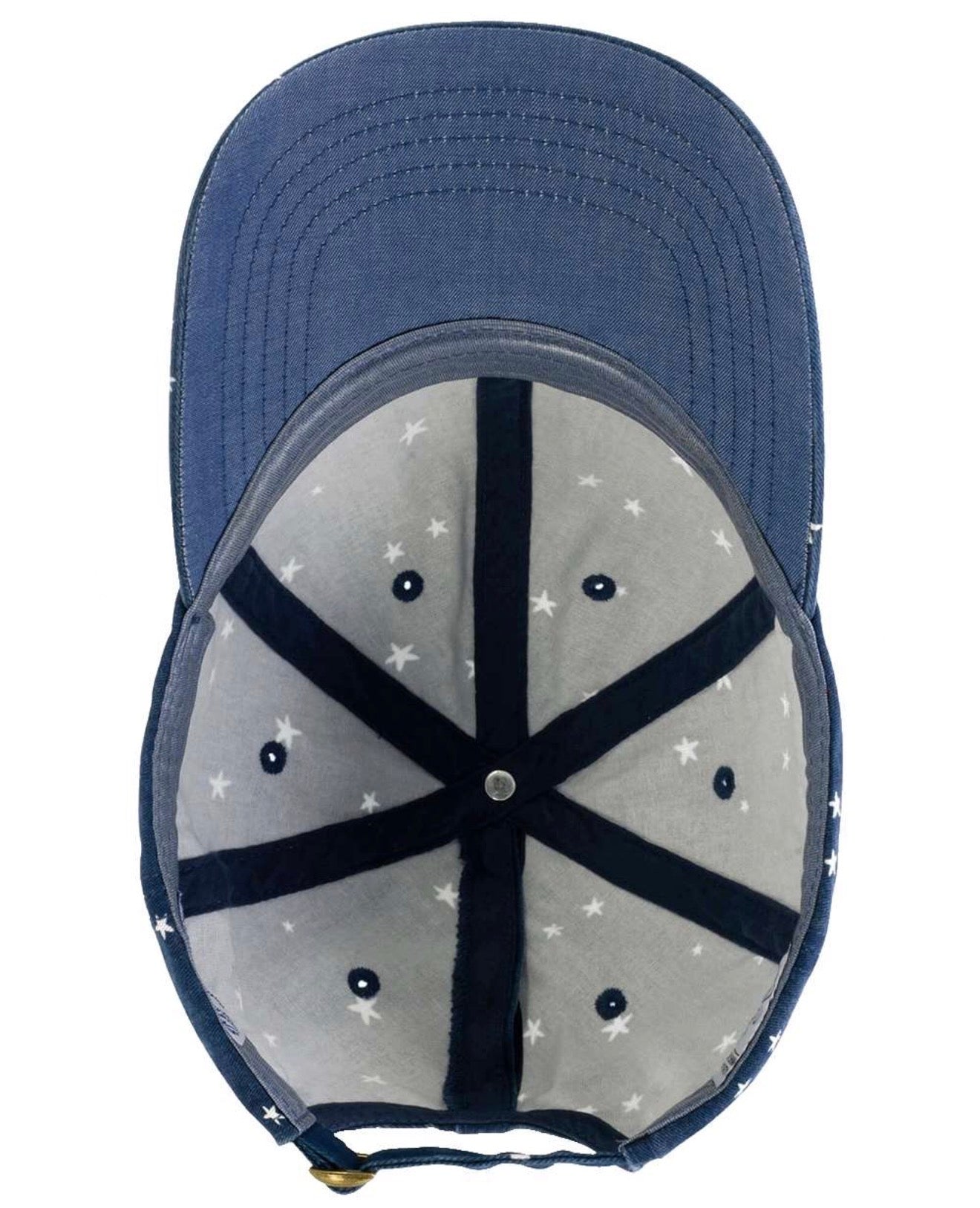 Blue and Stars CPO Ponytail Hat