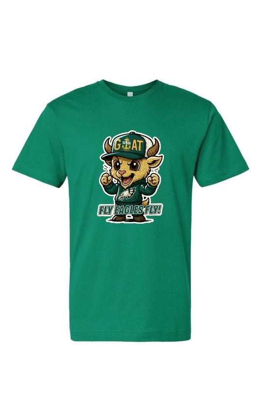 Kelly Green Team Fly Male Goat T-Shirt