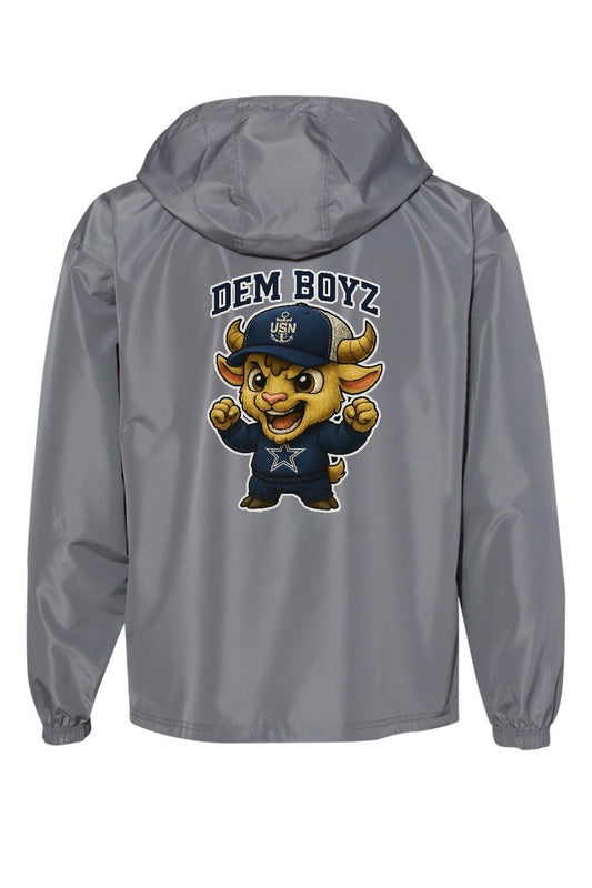 Gray Champion Team Goat Navy Chief Navy Pride Quarter-Zip Windbreaker