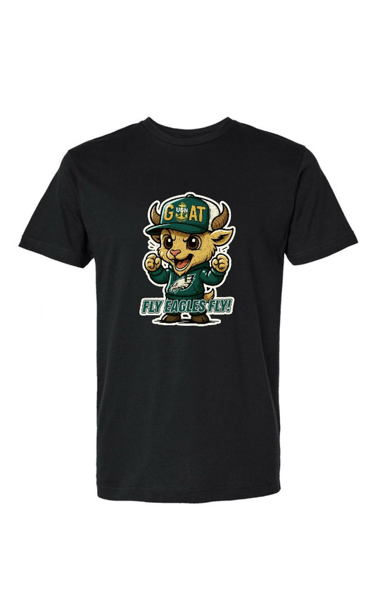 Black Team Fly Male Goat T-Shirt