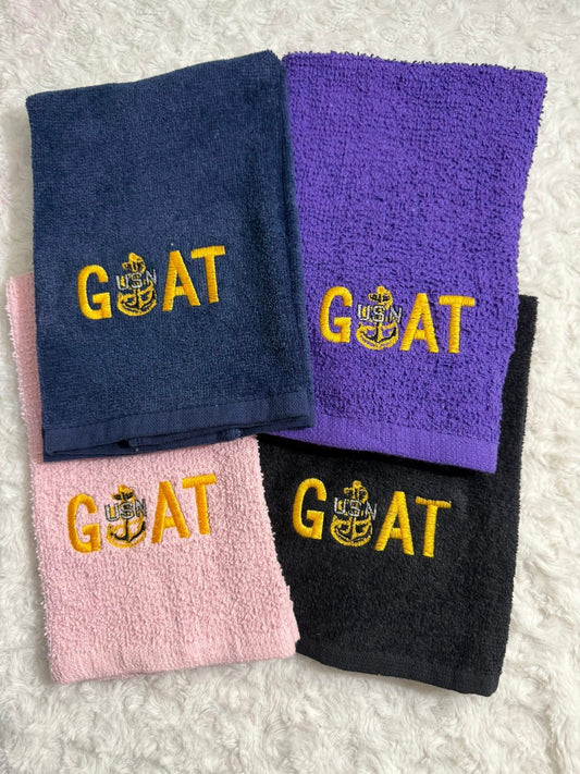 GOAT Gym Towel - Velour / Terry Cloth