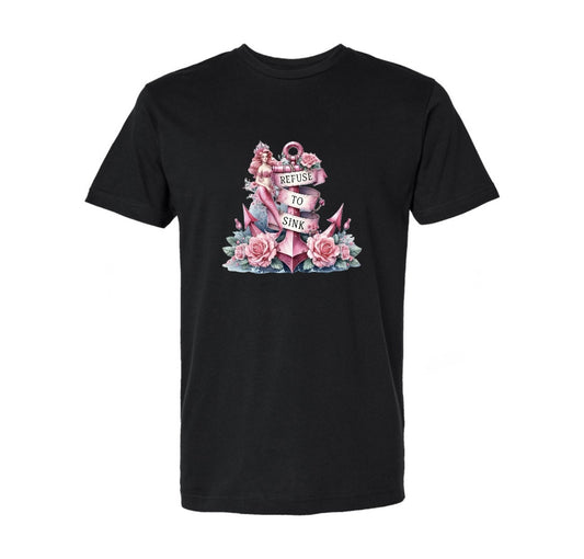 Refuse to Sink Black T-Shirt