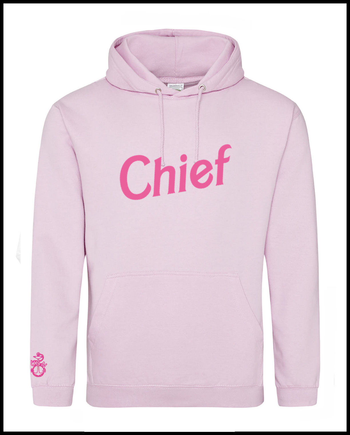 Chief Dream World Light Pink Hooded Sweatshirt