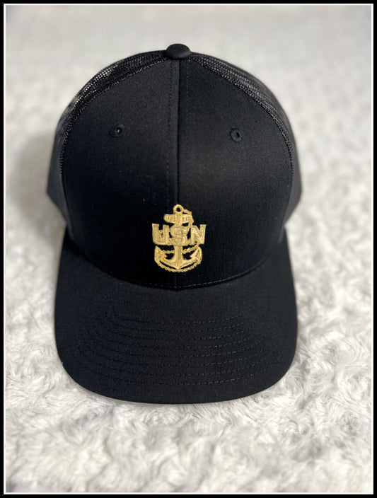 Black & Khaki CPO Trucker Hat