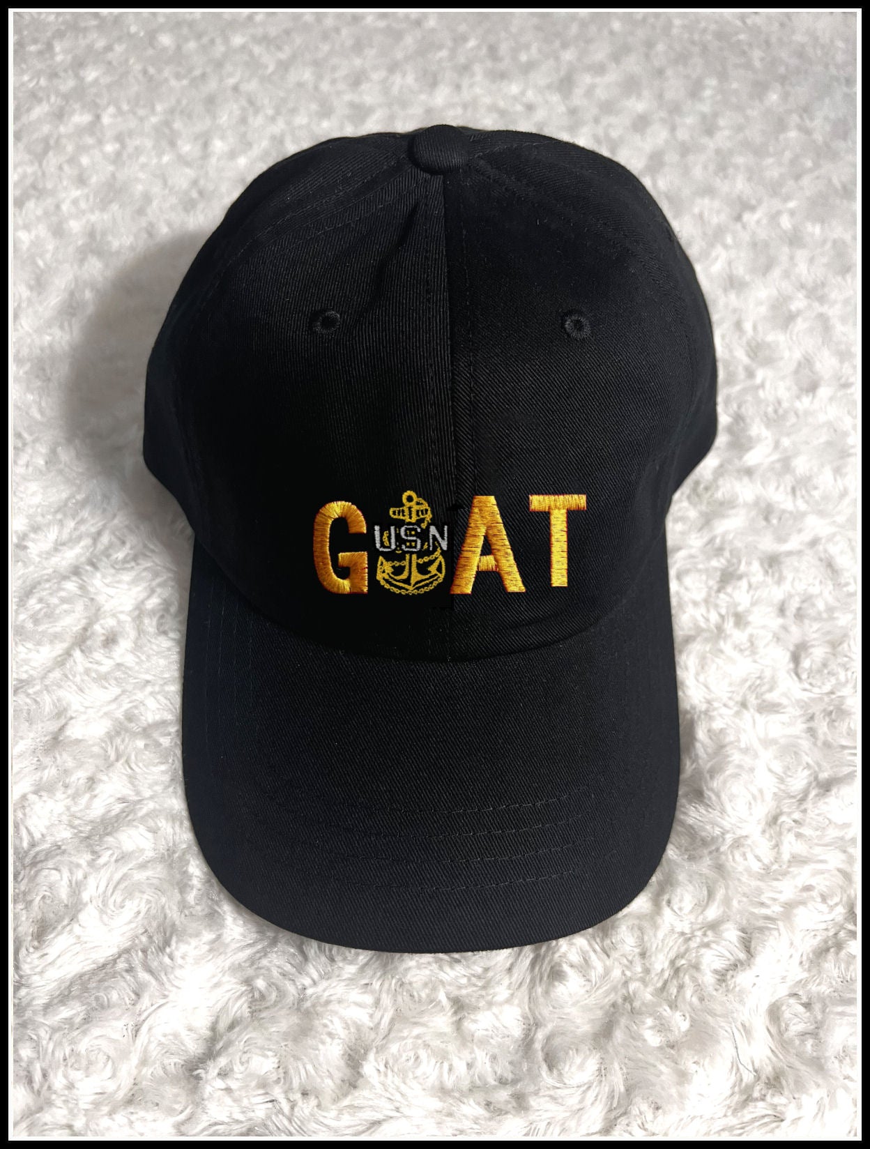 Black GOAT Hat