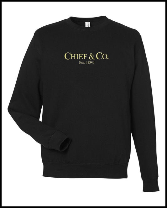Chief & Company Black & Cream Sweatshirt