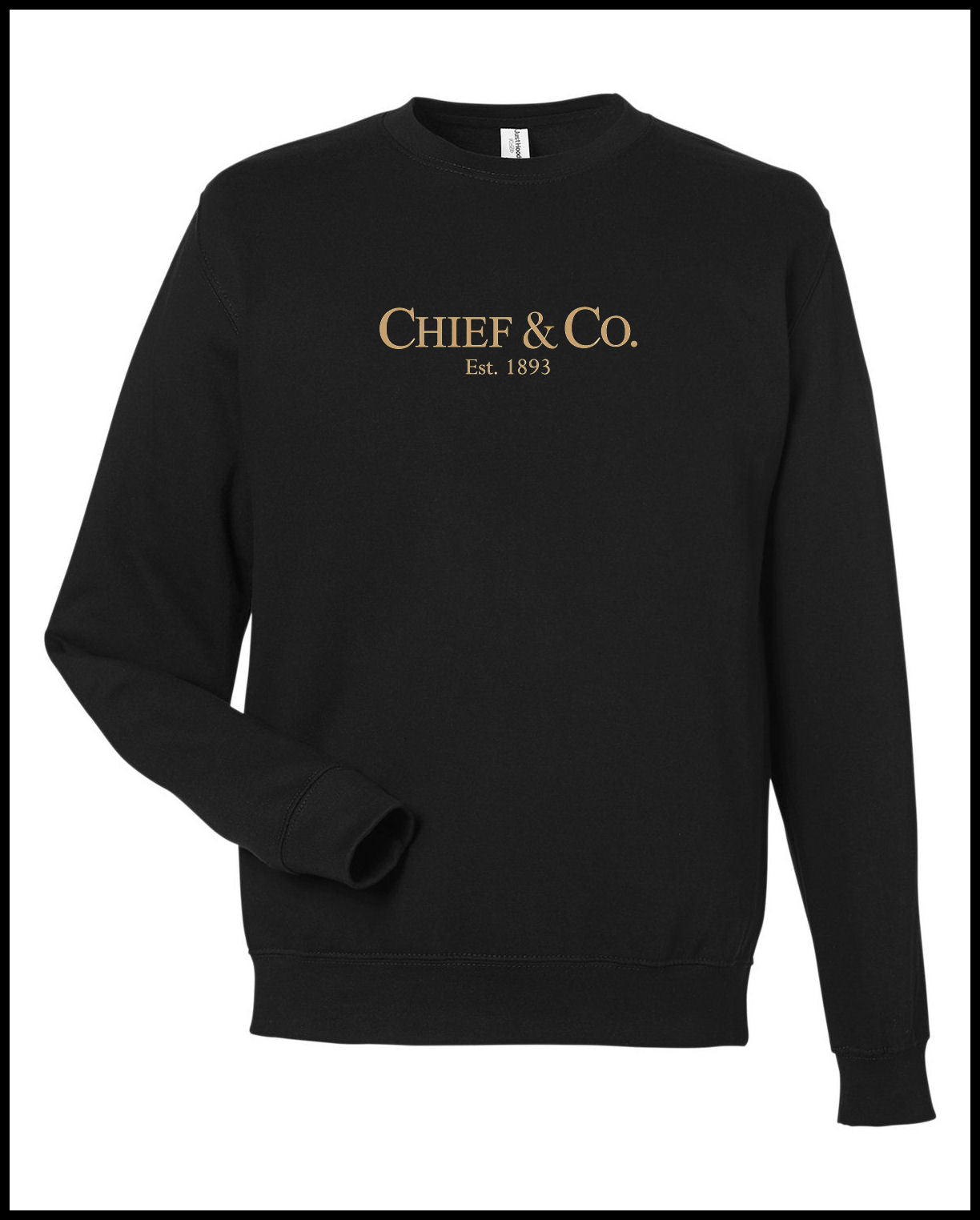 Chief & Company Black & Khaki Sweatshirt