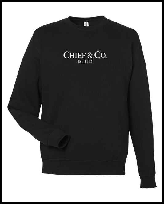 Chief & Company Black & White Sweatshirt