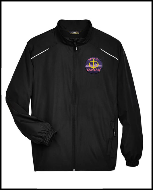 Bold City Black Techno Lightweight Jacket