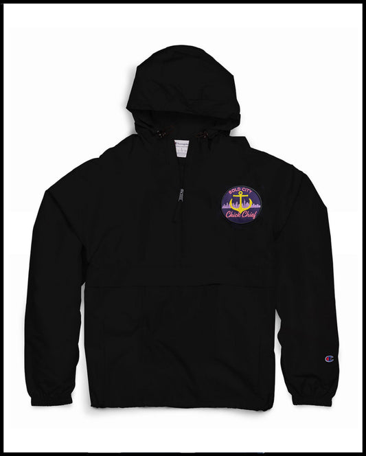 Black Champion Bold City Quarter-Zip Windbreaker