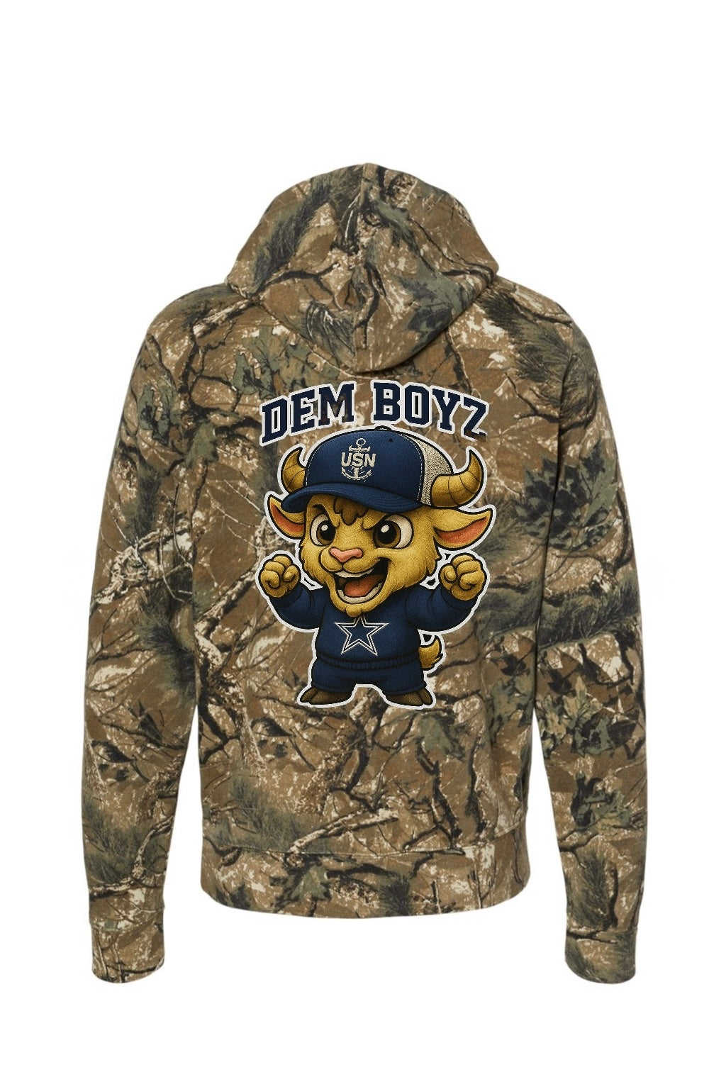 Outdoor Camo Team Goat Dem Boyz Chief Pride Hoodie