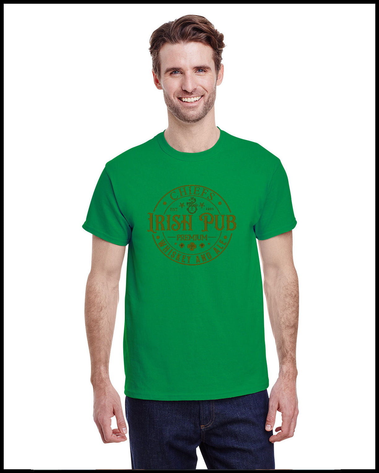 Chief's Irish Pub Crewneck T-Shirt