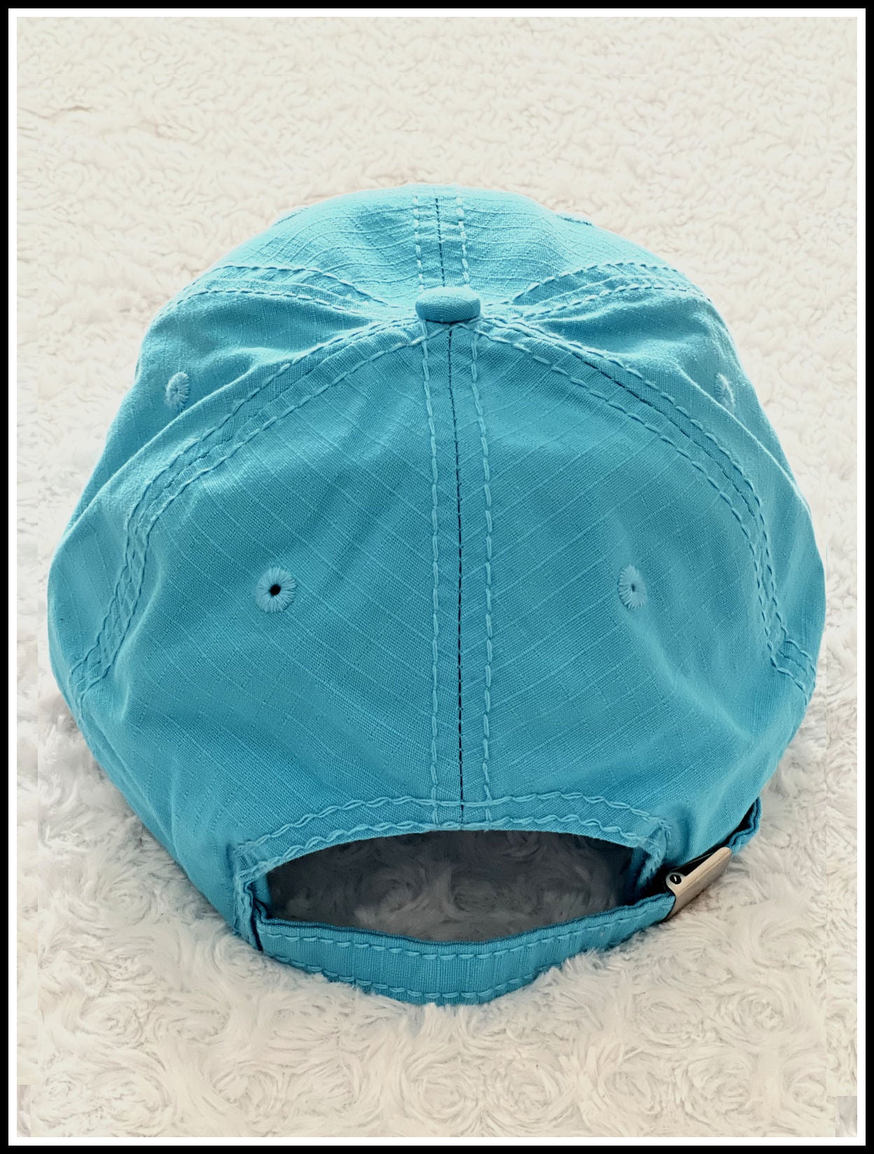 Aqua Distressed CPO Hat