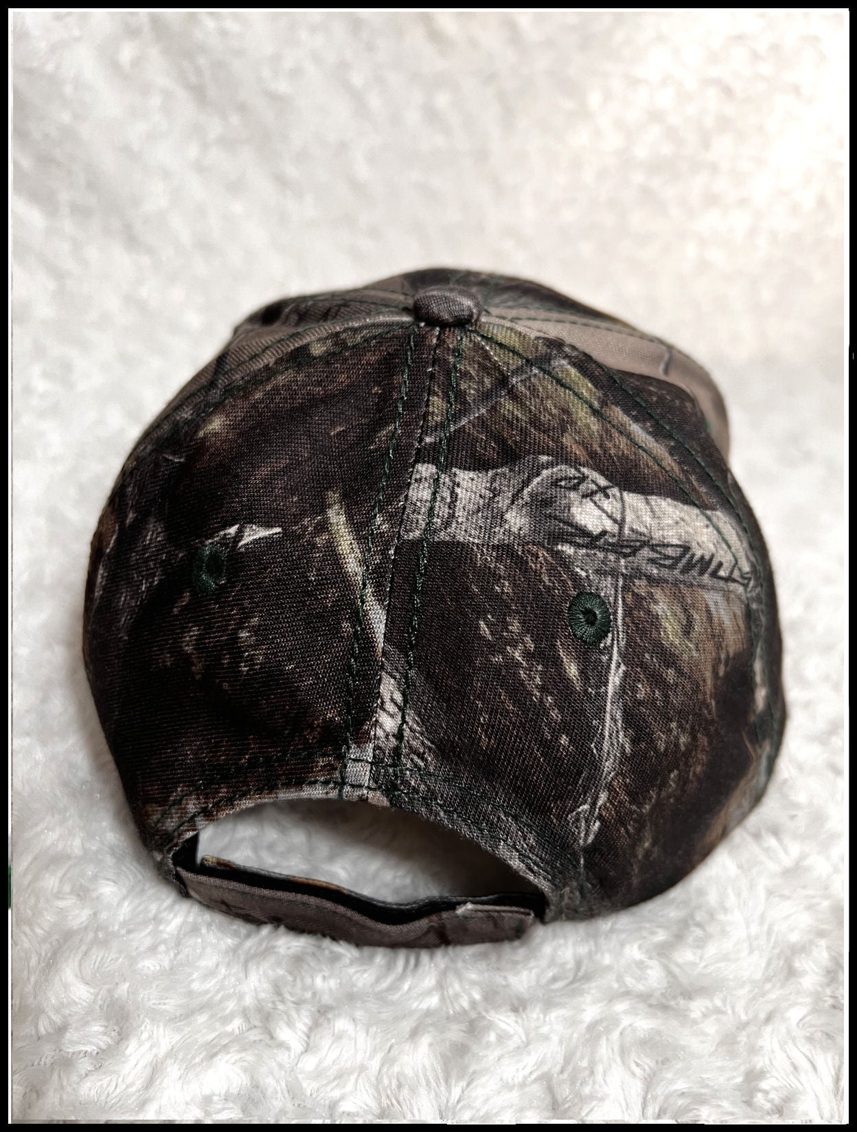 Distressed Hunters Camo and Green CPO Hat