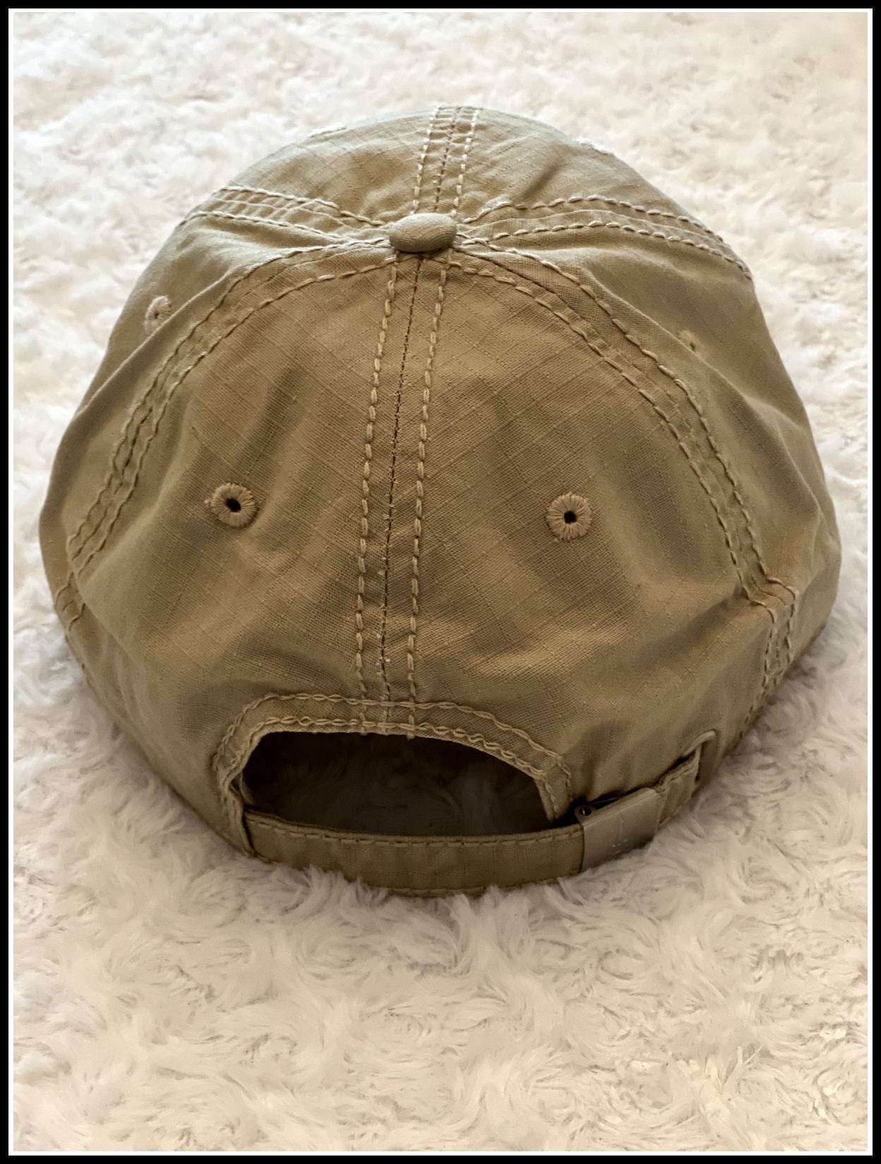 Khaki Distressed CPO Hat