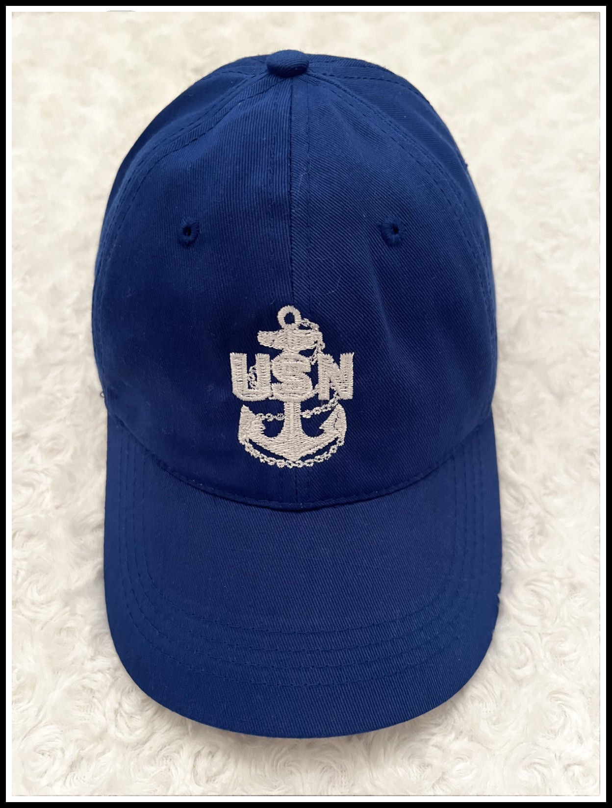 Royal Blue & White CPO Hat