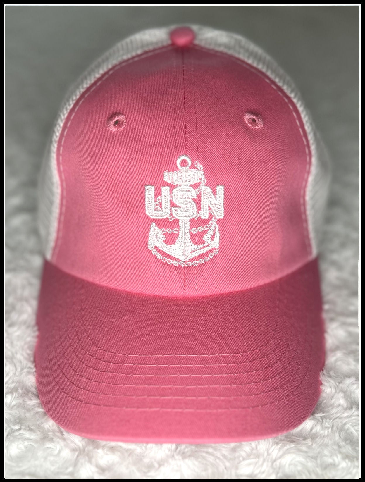 Pink & White Trucker Hat – Chief & Company