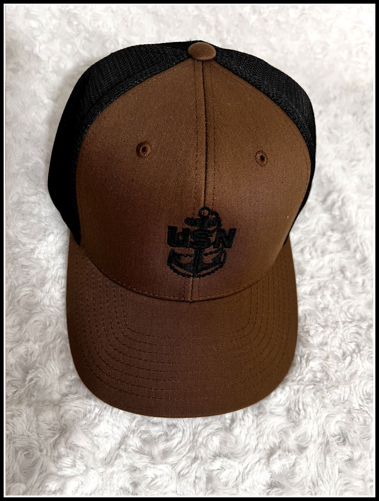 Coyote Brown & Black Trucker Hat – Chief & Company