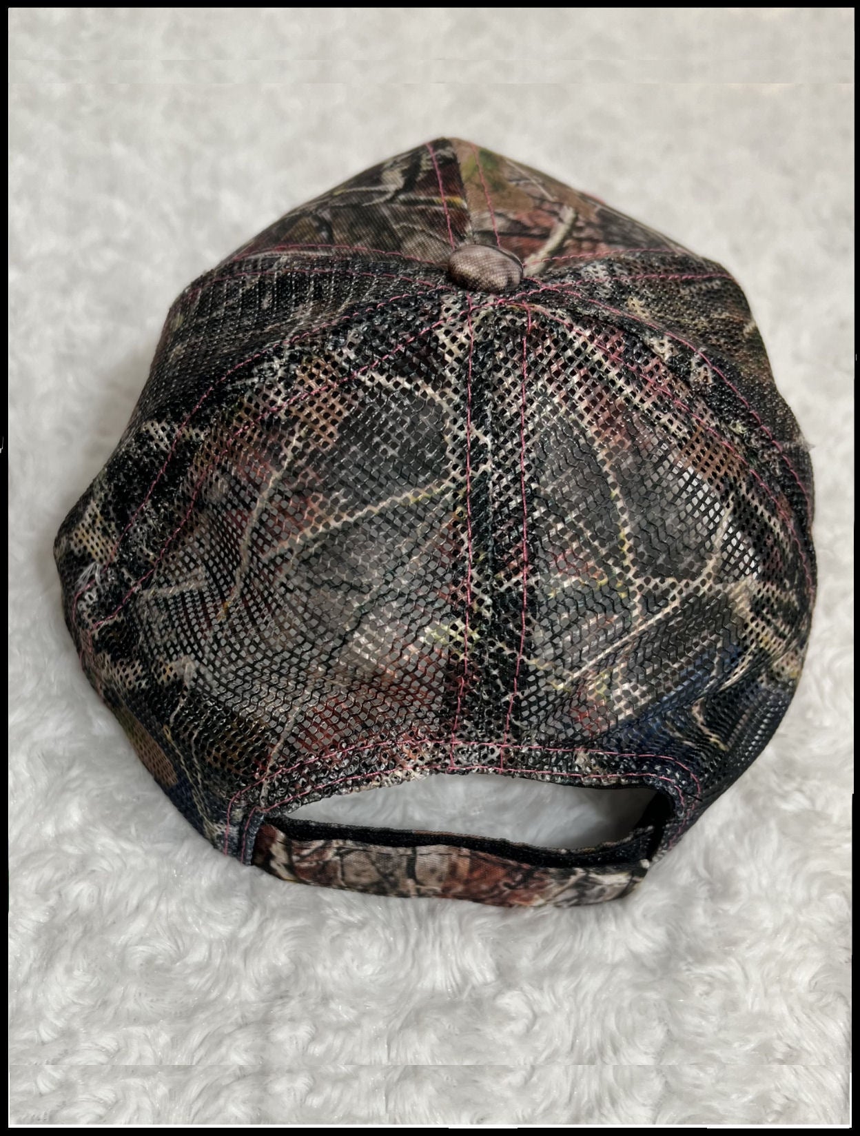 Hunters Camo CPO Trucker Hat All Camo Orange Anchor