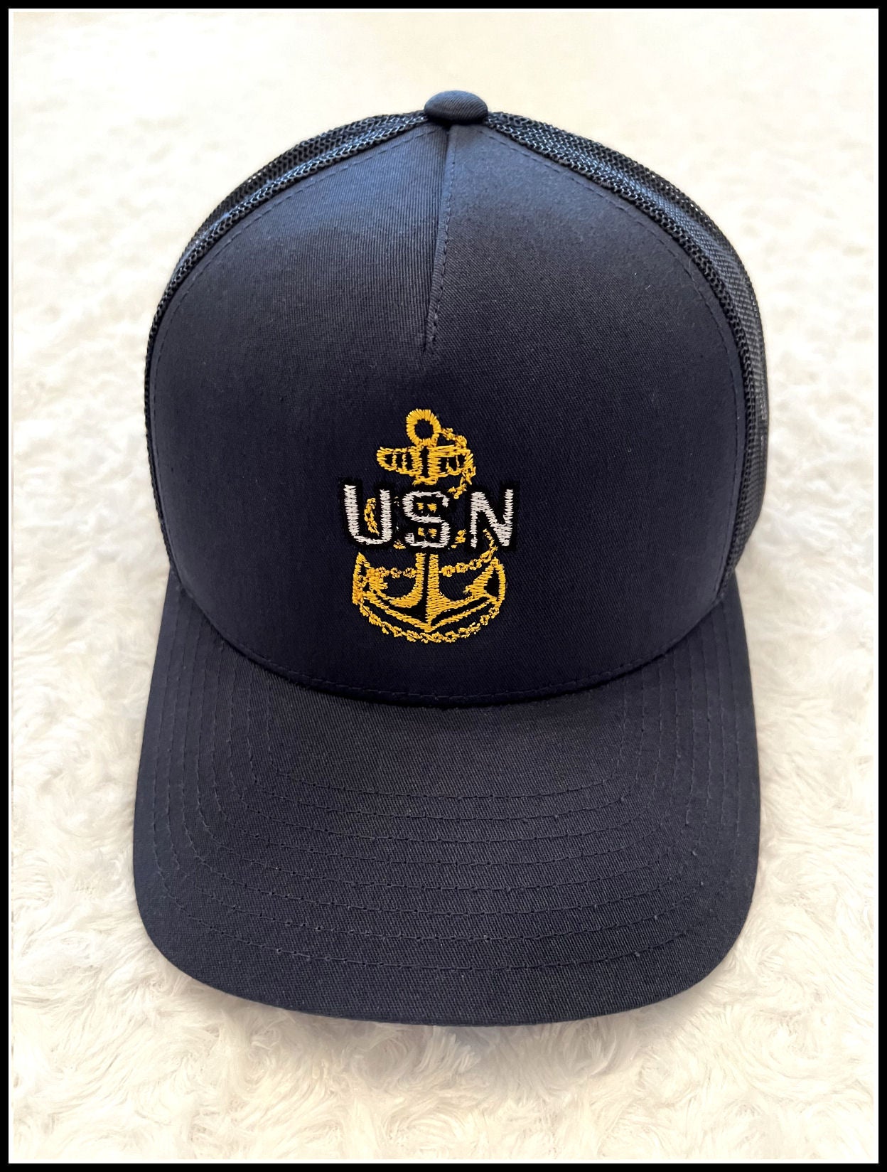 CPO Navy Blue Trucker Hat