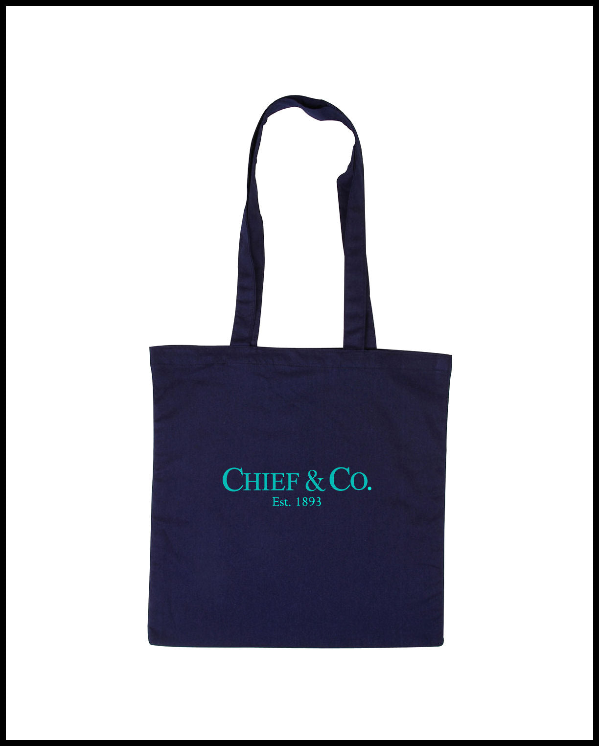 Chief & Co. Navy Blue & Tahiti Blue Tote