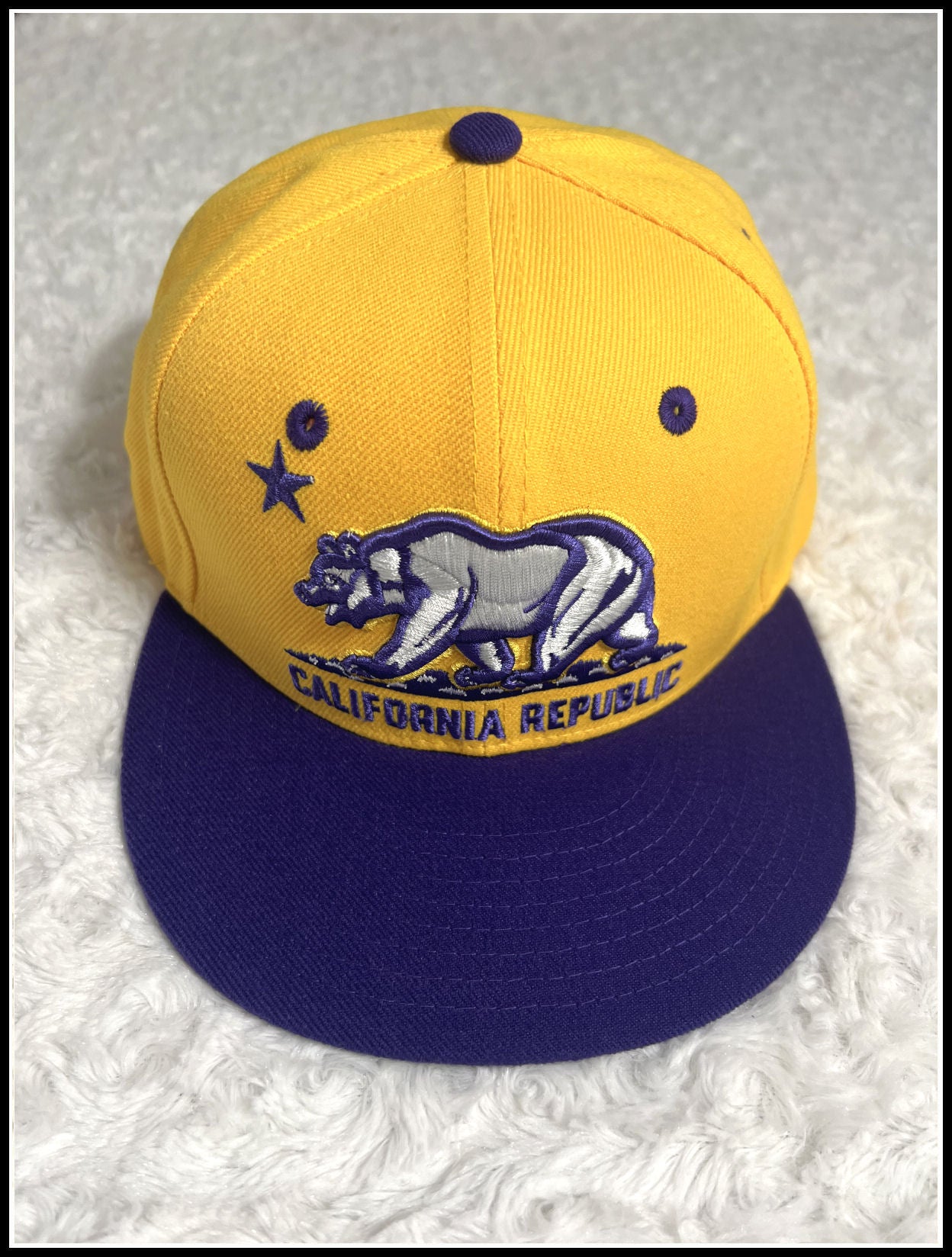 California Yellow & Purple Chief Hat