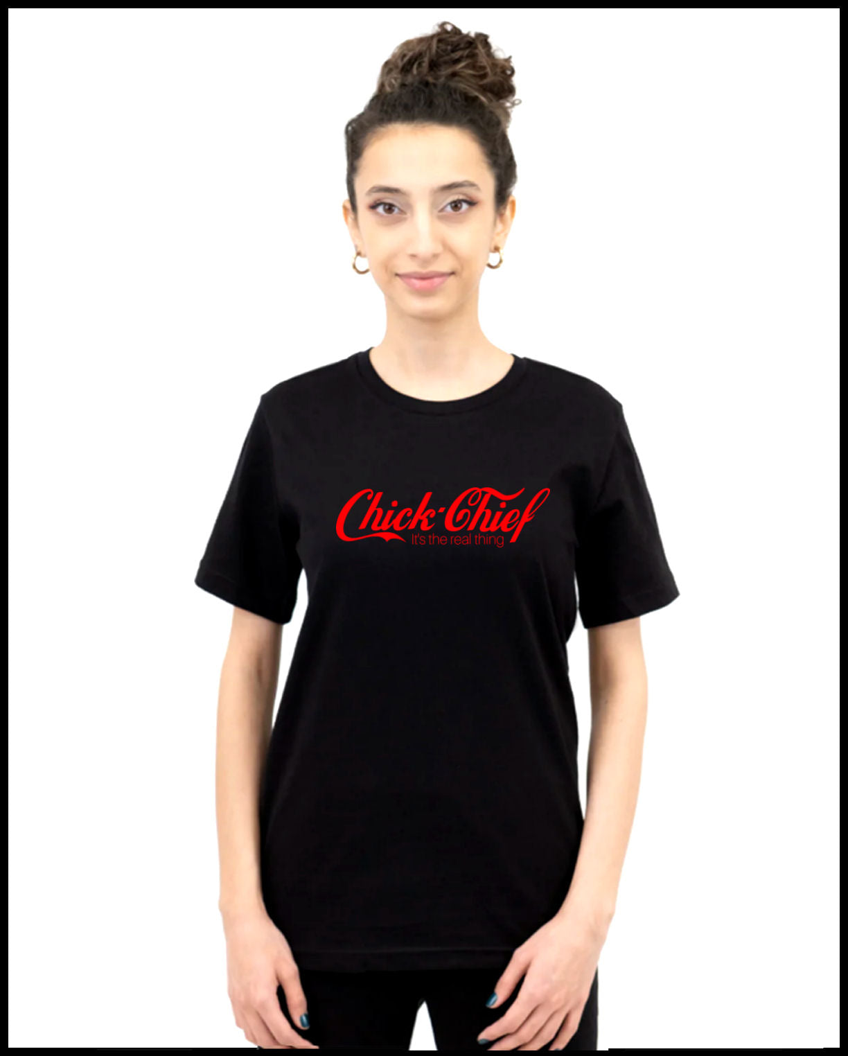 Chick Chief Real Thing Black & Red T-Shirt