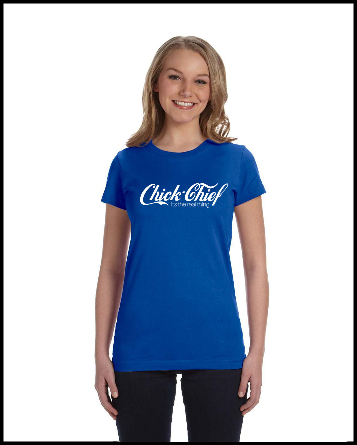 Chick Chief Real Thing Blue T-Shirt