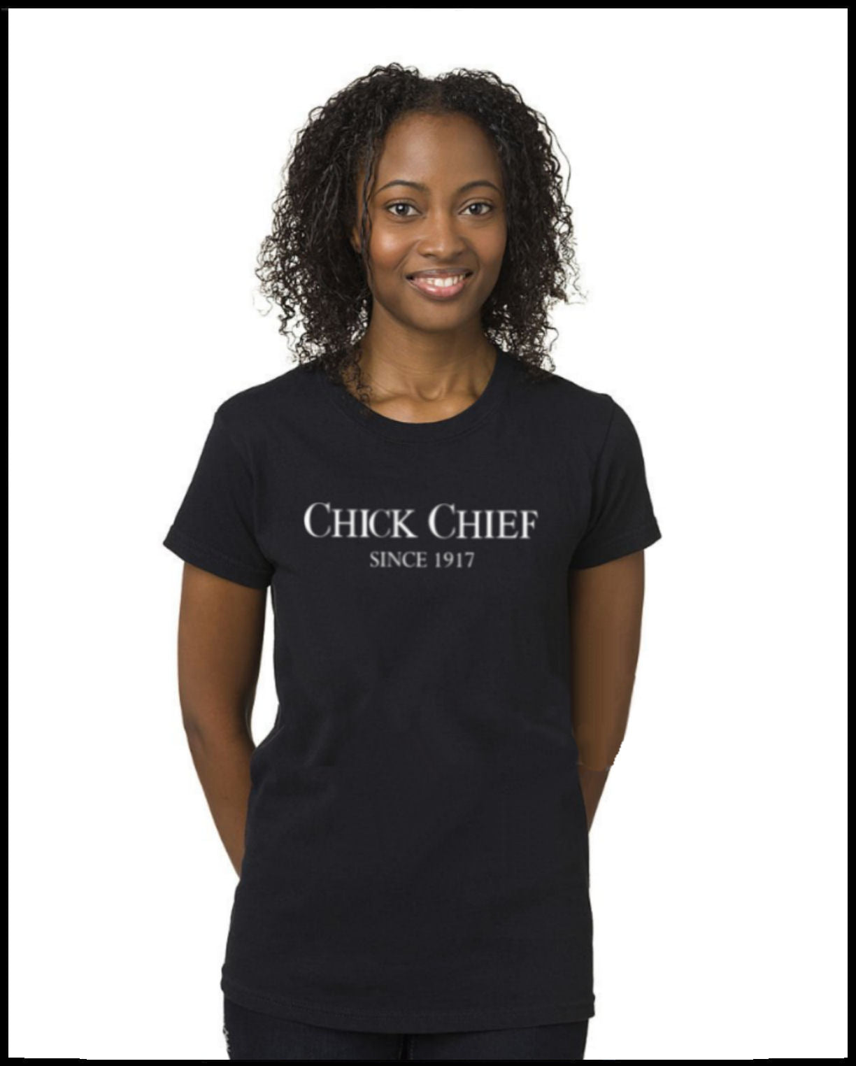 Chick Chief 1917 Navy Blue & White T-Shirt