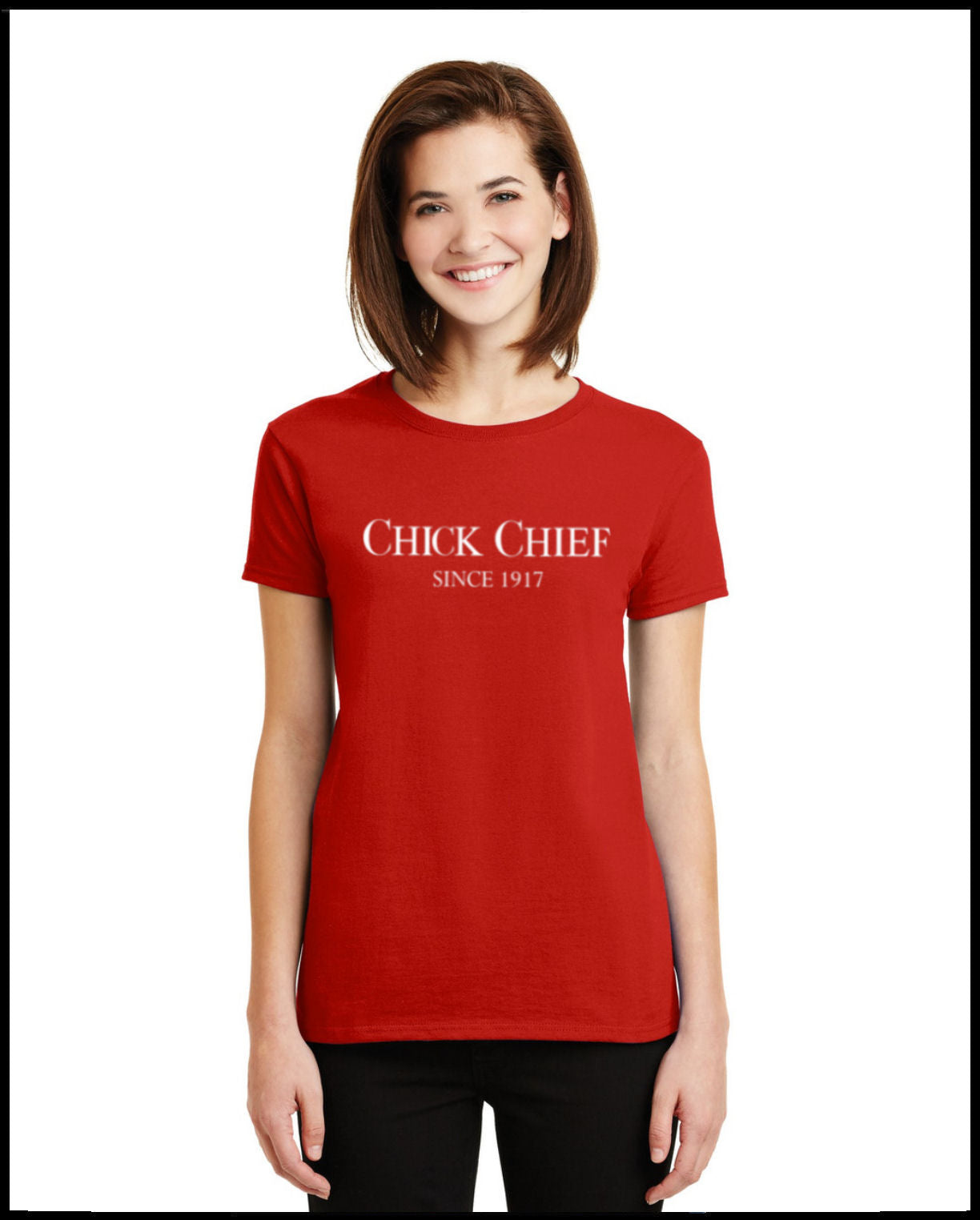 Chick Chief 1917 Red & White T-Shirt